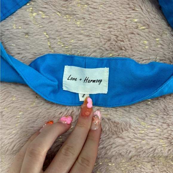 DOLLSKILL halter crop top in ocean blue - Picture 5 of 5